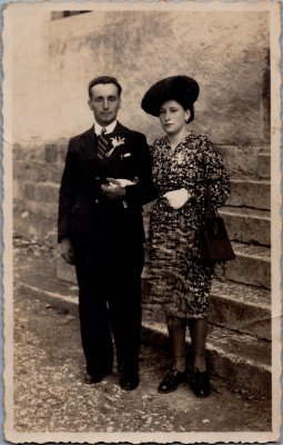 Photo de Raymonde et André BIORD à Sixt 