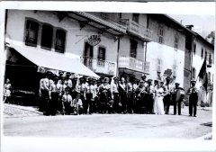 Photo de groupe de la fanfare de Sixt