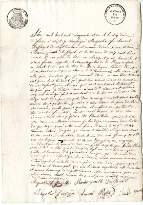 Reconnaissance de dette entre Augustin DEFFAYET et Josette DEFFAYET -1851