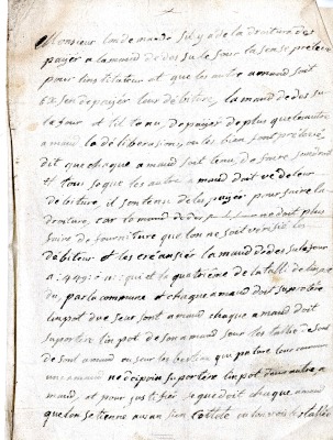 Compte rendu sur les dépenses de l’instituteur