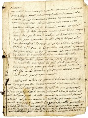 Demande faite à Mr l'intendant, signé MOCCAND ex sindic