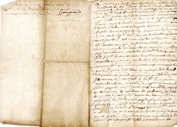 Compromis de l’avocat FISCAZ et les prieurs de l’abbaye de Sixt