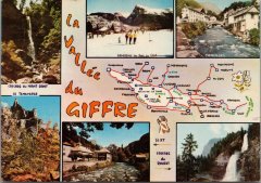 Carte postale sur la vallée du Giffre
