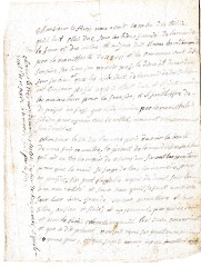 Compte rendu au sujet des biens inondés