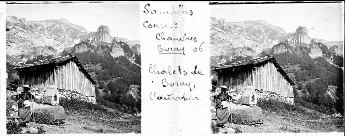 Photo aux chalets du Boret - 1906