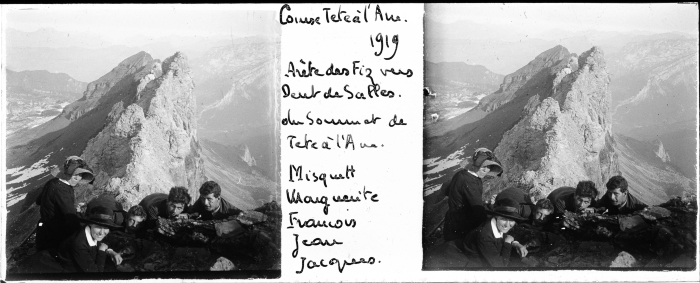 Photo d’une course à Tête à l’Ane -1919