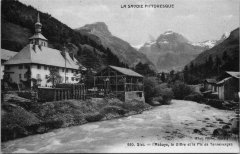 Carte postale de Sixt - l'Abbaye, le Giffre et le Tenneverge