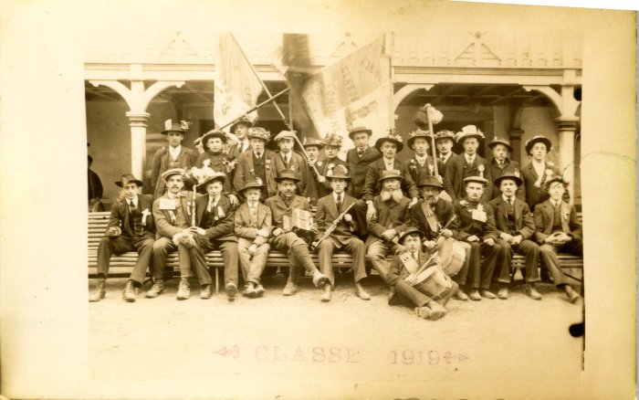 Photo des conscrits de 1919