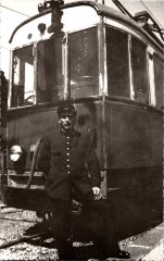 Photo de Célestin BAUD à la gare d'Annemasse - 1942