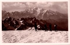 La Chaine du Mont Blanc vue du sommet du Buet
