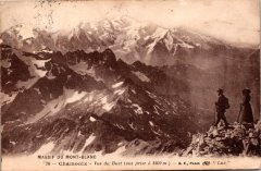 Massif du Mont Blanc vue du Buet
