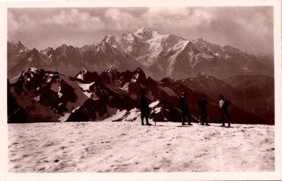 La Chaine du Mont Blanc vue du sommet du Buet
