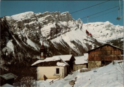 Photo du village de Passy sous le télésiège