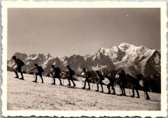 Excursion de fin d'année de l'école du Soleil à l'arête du Buet - 1942