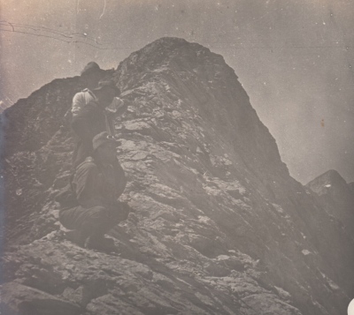 Photos sur l'arête et au sommet des Avoudruz le 14 août 1923