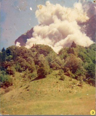 Eboulement du Tenneverge 1974