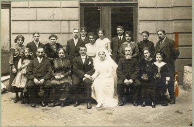 Photo d'un mariage à Paris d'une famille sizère