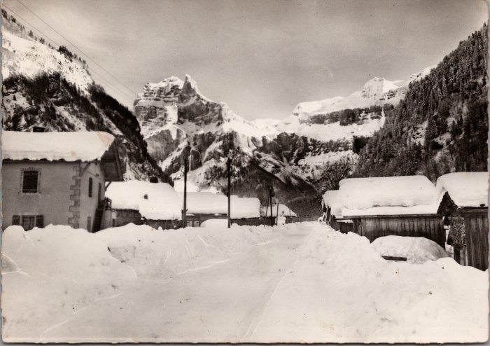 Carte postale de Nambride en hiver dans les années 60