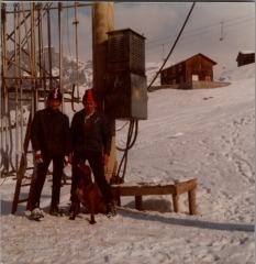 MOCCAND André au téléski de la Joux