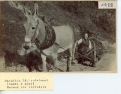 Mathilde RICHARD-POMET, retour des Fardelets en 1928