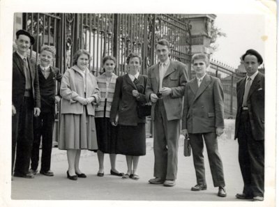 Photo de groupe à Paris -1958