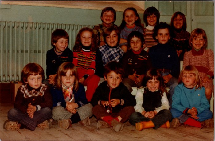 Photo de classe de l'école de Sixt - 1979