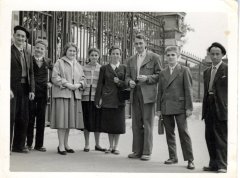 Photo de groupe à Paris -1958