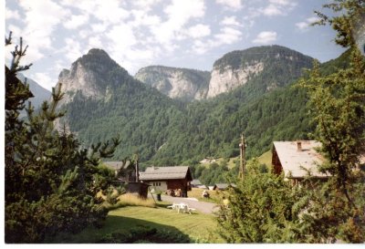 Photo hauteur avant la piste des Cascades - 1994