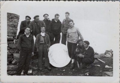 Photos de la montée de la Table d'orientation du Buet - 1954