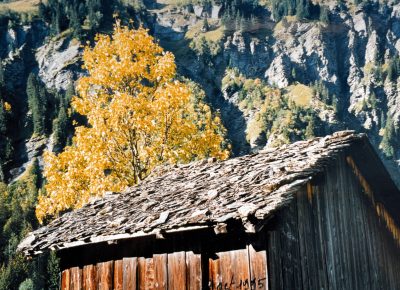 Photo du dernier chalet en Ancelles 1995