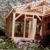 Photos de la construction du chalet de la Vogealle 1981
