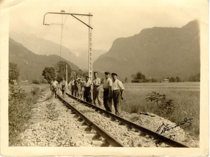 Prolongement de la ligne de chemin de fer de Samoëns à Sixt - 1932
