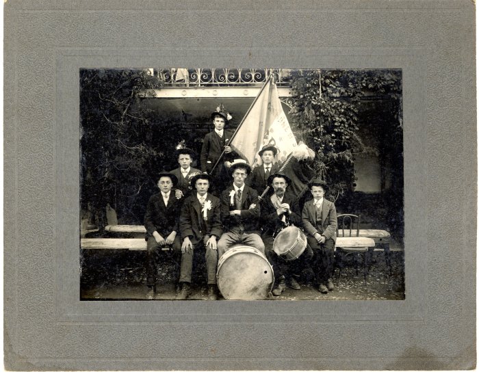 Photo des conscrits de Sixt - 1919