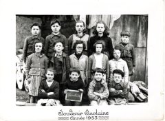 Photo de classe de Nambride année 1953